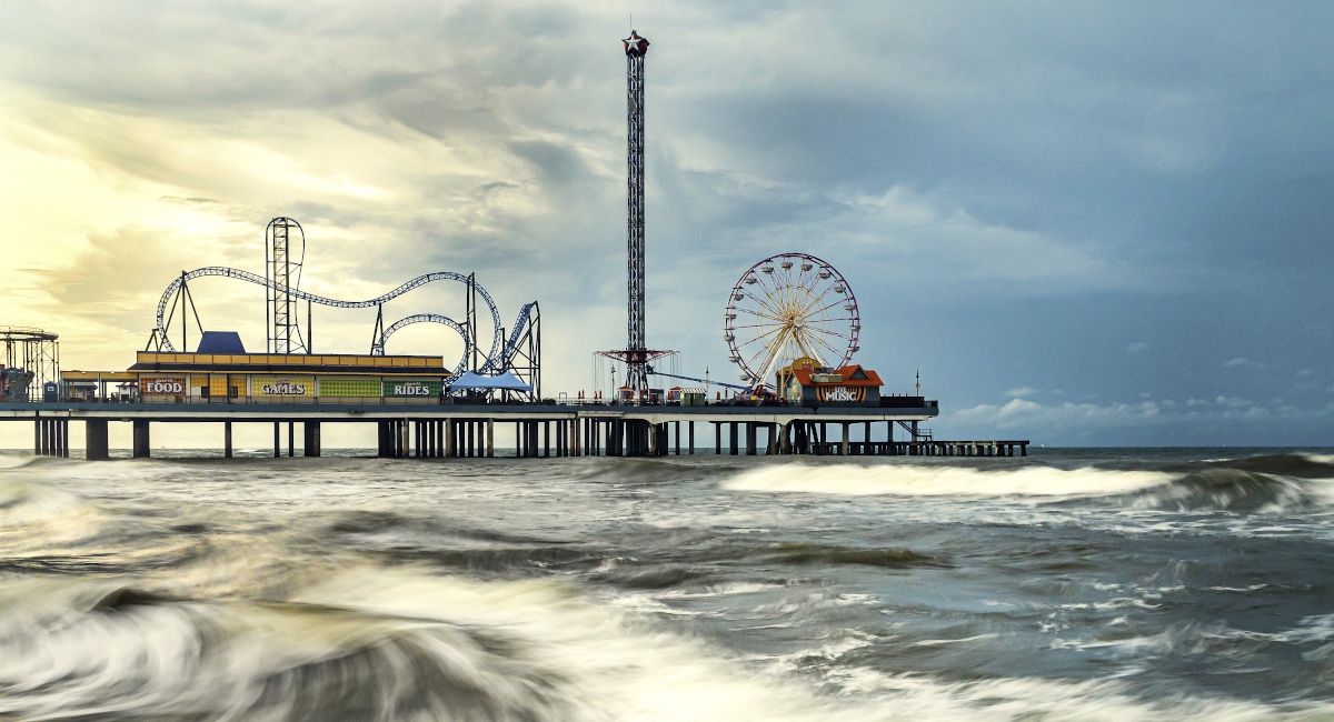 galveston texas, pleasure peir, galveston beach, galveston pier