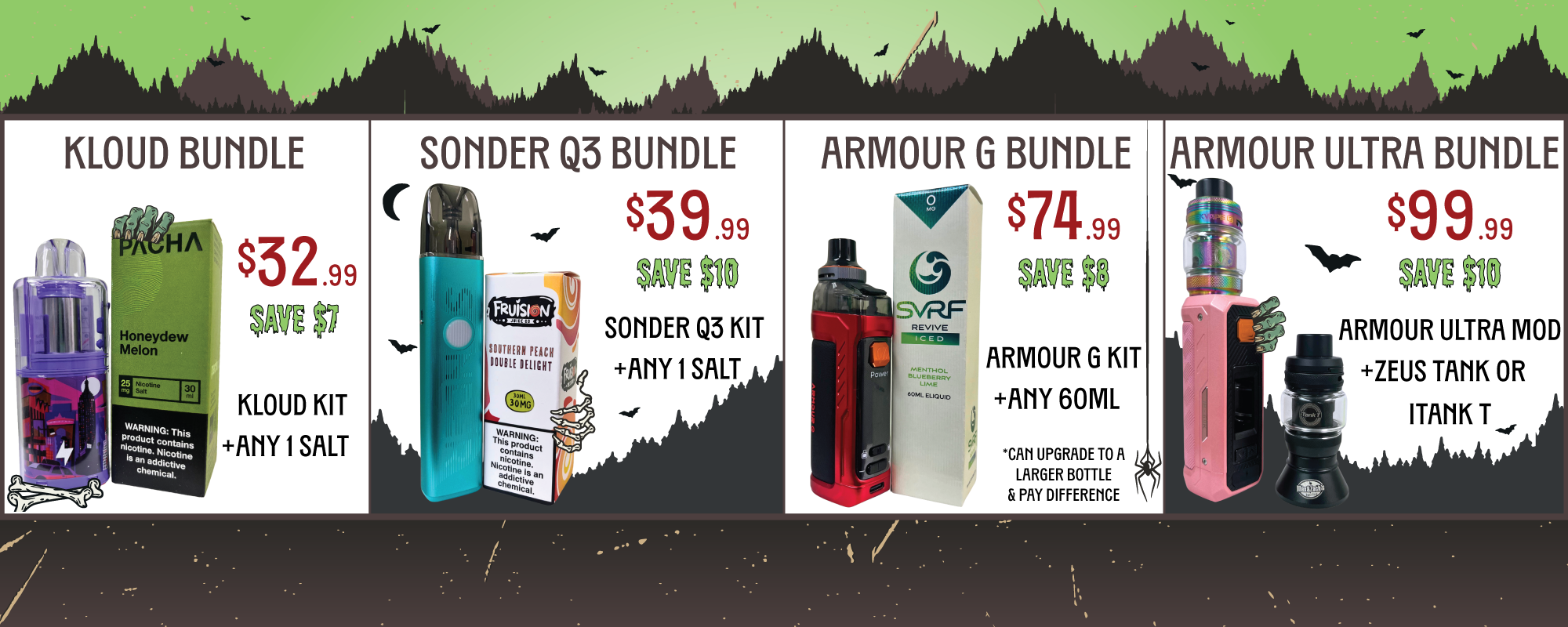 Halloween spin the wheel, Halloween deals, Halloween vape deals, Halloween vape sale